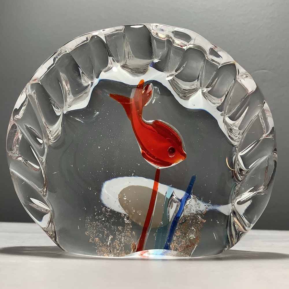 Murano Clam Shell Fish Aquarium